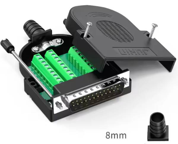 CONECTOR DB25, MACHO, MALE